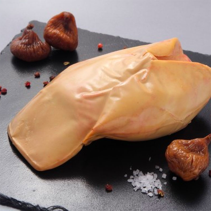 Lobe de foie gras de canard entier déveiné de 430 gr - Vente Foie