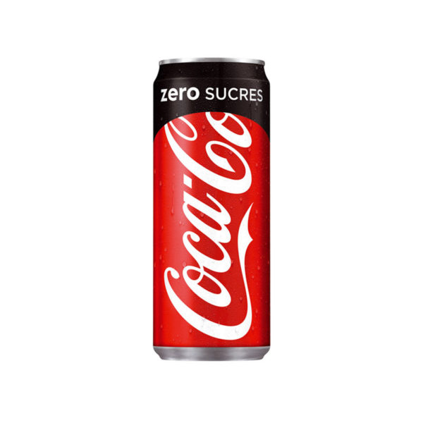 Canette Coca Cola Zero 33cl