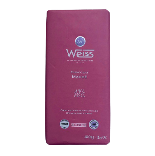 Tablette de chocolat Mahoé Weiss